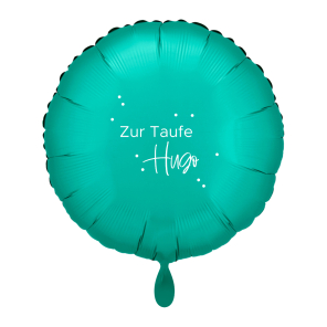 Ballon TAUFE Rund Ø45cm personalisierbar