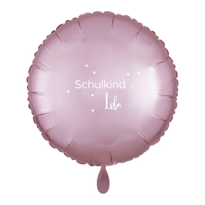 Ballon SCHULKIND Rund Ø45cm personalisierbar