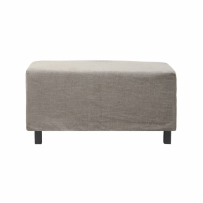 House Doctor Pouf HAZEL NIGHT grau/braun