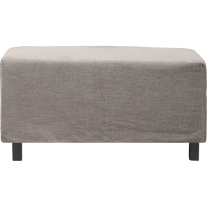 House Doctor Pouf HAZEL NIGHT grau/braun