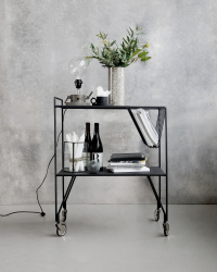 House Doctor Trolley USE schwarz | 65x40x81cm