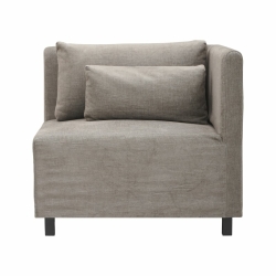 House Doctor Sofa Eckteil HAZEL NIGHT grau/braun