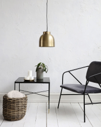 House Doctor Lampe BOWL Messing | 21,5x21,5x23cm