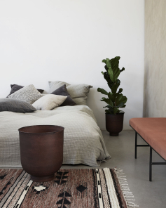 House Doctor Blumentöpfe VIG verbranntes Henna rotbraun
