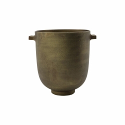 House Doctor Blumenkasten FOEM antikes Messing | 20x20x24cm