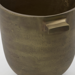 House Doctor Blumenkasten FOEM antikes Messing | 20x20x24cm