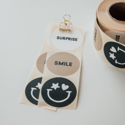 a good smile Sticker Aufkleber SURPRISE Ø50mm 6 Stück