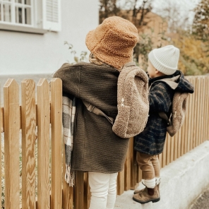 Studio Noos Rucksack TEDDY MINI braun | 21x31cm