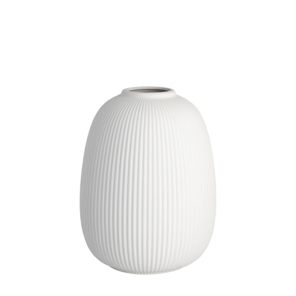 Storefactory Vase ABY L weiß Keramik | Ø19x26cm