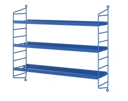 String Furniture Regal POCKET METALL royalblau