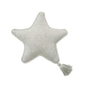 Lorena Canals Kissen TWINKLE STAR grau | 25x25cm