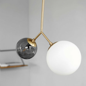 House Doctor Lampe TWICE grau