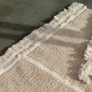 Lorena Canals drehbarer waschbarer Teppich DUETTO salbei | 200x140cm