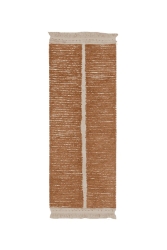 Lorena Canals drehbarer waschbarer Teppich DUETTO karamell | 230x80cm