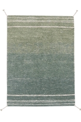 Lorena Canals drehbarer waschbarer Teppich TWIN vintage blau | 160x120cm