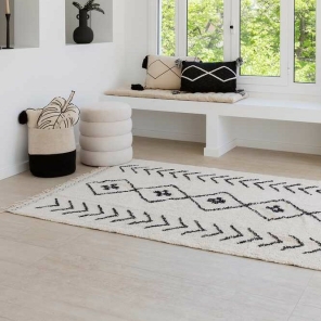 Lorena Canals waschbarer Teppich BERBER Raute | 240x170cm