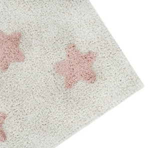 Lorena Canals waschbarer Teppich STARS NATURAL -vintage nude | 160x120cm