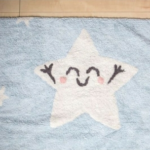 Lorena Canals waschbarer Teppich HAPPY STAR | 160x120cm