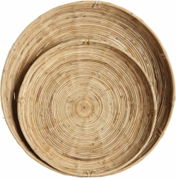 House Doctor Tablett CHAKA natur 2er Set
