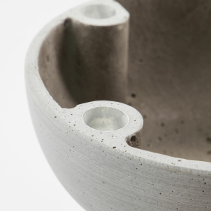 House Doctor Kerzenständer MARB grau | Ø21cm