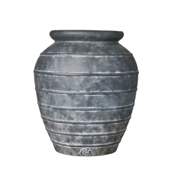 Lene Bjerre Blumentopf ANNA Keramik grau schwarz | Ø52x59,5cm