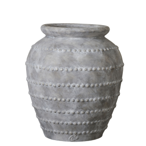 Lene Bjerre Blumentopf ANNA Keramik grau | Ø52x59,5cm