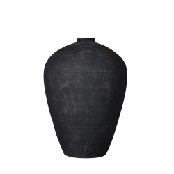 Lene Bjerre Dekovase CATIA Keramik schwarz | Ø40,5x57cm