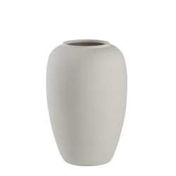 Lene Bjerre Dekovase CATIA Keramik weiß | Ø36,5x55cm
