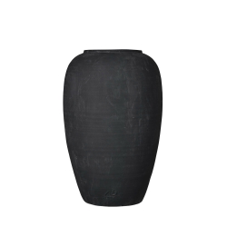 Lene Bjerre Dekovase CATIA Keramik schwarz | Ø36,5x55cm