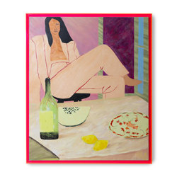 HKliving Bild Artwork GET YOUR GROOVE ON bunt | 127x152cm