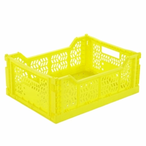 Aykasa Faltbox Klappbox NEON YELLOW neongelb midi