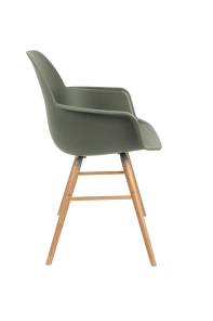 Zuiver Stuhl mit Lehne ALBERT KUIP grün