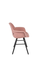 Zuiver Stuhl mit Lehne ALBERT KUIP soft rosa