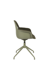 Zuiver drehbarer Stuhl mit Lehne ALBERT KUIP grün