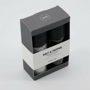 Nicolas Vahé Geschenkbox SALT & ORGANIC PEPPER Gewürze 2er Set 60g 120g