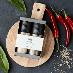 Nicolas Vahé Geschenkbox ORGANIC CHILLI & WILD GARLIC Gewürze 2er Set 120g 80g