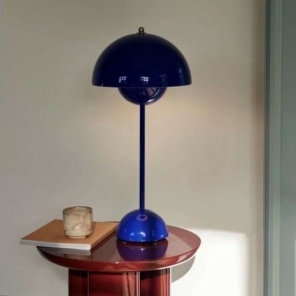 &Tradition Tischleuchte FLOWERPOT VP3 cobaltblue | 50cm