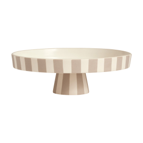 OYOY Tablett Tortenplatte TOPPU L mit Fuß beige...