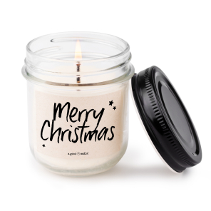 a good smile Kerze im Glas MERRY CHRISTMAS | 7x8cm