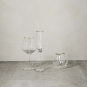 Lene Bjerre Wasserglas CLAUDINE Glas klar