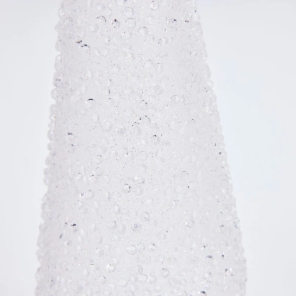 Lene Bjerre Weihnachtsdekoration CRISTELLE Glas weiß glitzer | 40cm