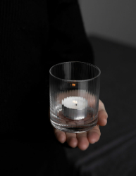 Storefactory Teelichthalter RAMSJÖ MEDIUM klarglas | Ø 8 cm