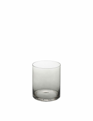 Storefactory Kerzenhalter RAMSJÖ L Glas grau | Ø 10x12 cm