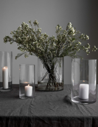 Storefactory Windlicht/Vase RAMSJÖ M klarglas | Ø 12x35 cm