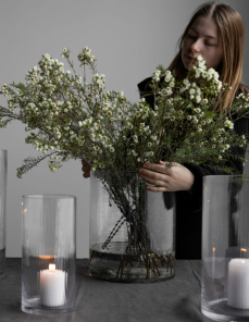 Storefactory Windlicht/Vase RAMSJÖ XL klarglas | Ø 25x30 cm