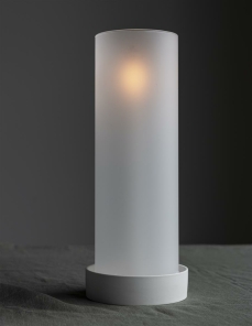 Storefactory Glaszylinder STORM gerade Milchglas |...