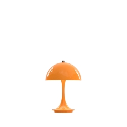 Louis Poulsen Tischleuchte PANTHELLA 160 PORTABLE Akku orange | Ø16x23,8cm