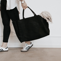 a good smile BASIC Shopping Bag Canvas Maxi uni schwarz