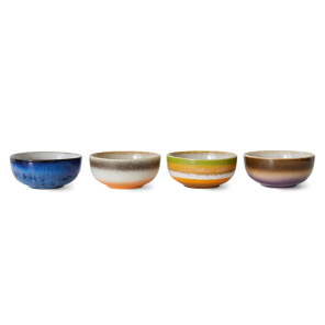 HKliving Schale Bowl XS SIERRA 70´s bunt 4er Set |...