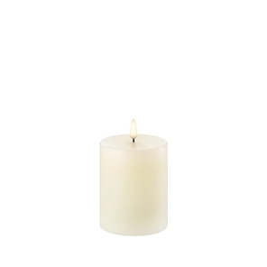 Uyuni Lighting LED Stumpenkerze IVORY creme | Ø8x10cm